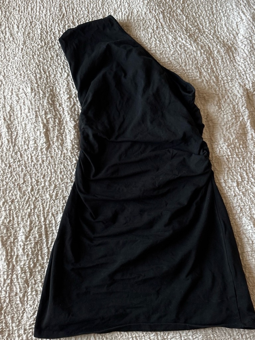 ASOS Black One-Shoulder Bodycon Dress